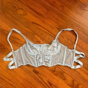 Urban Outfitters Light Blue Corset Size M